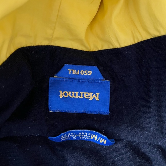 Boys Marmot down fill puffer jacket (size M, 8-9) - Picture 6 of 7